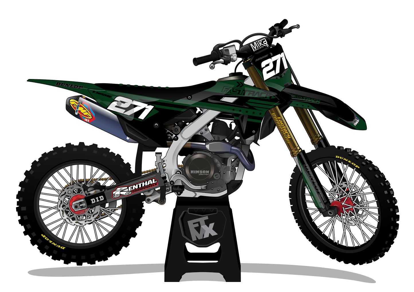 Team USA Green For Honda