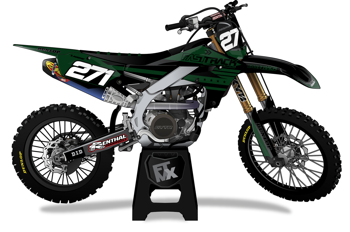 Team USA Green For Yamaha