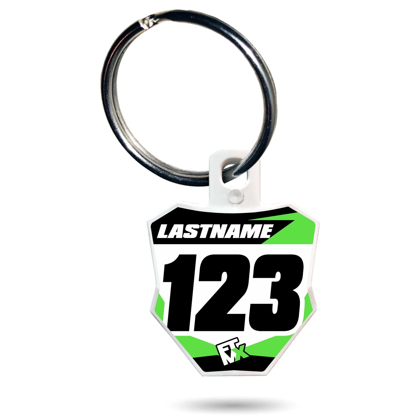 Kawasaki Style Number Plate Keychain