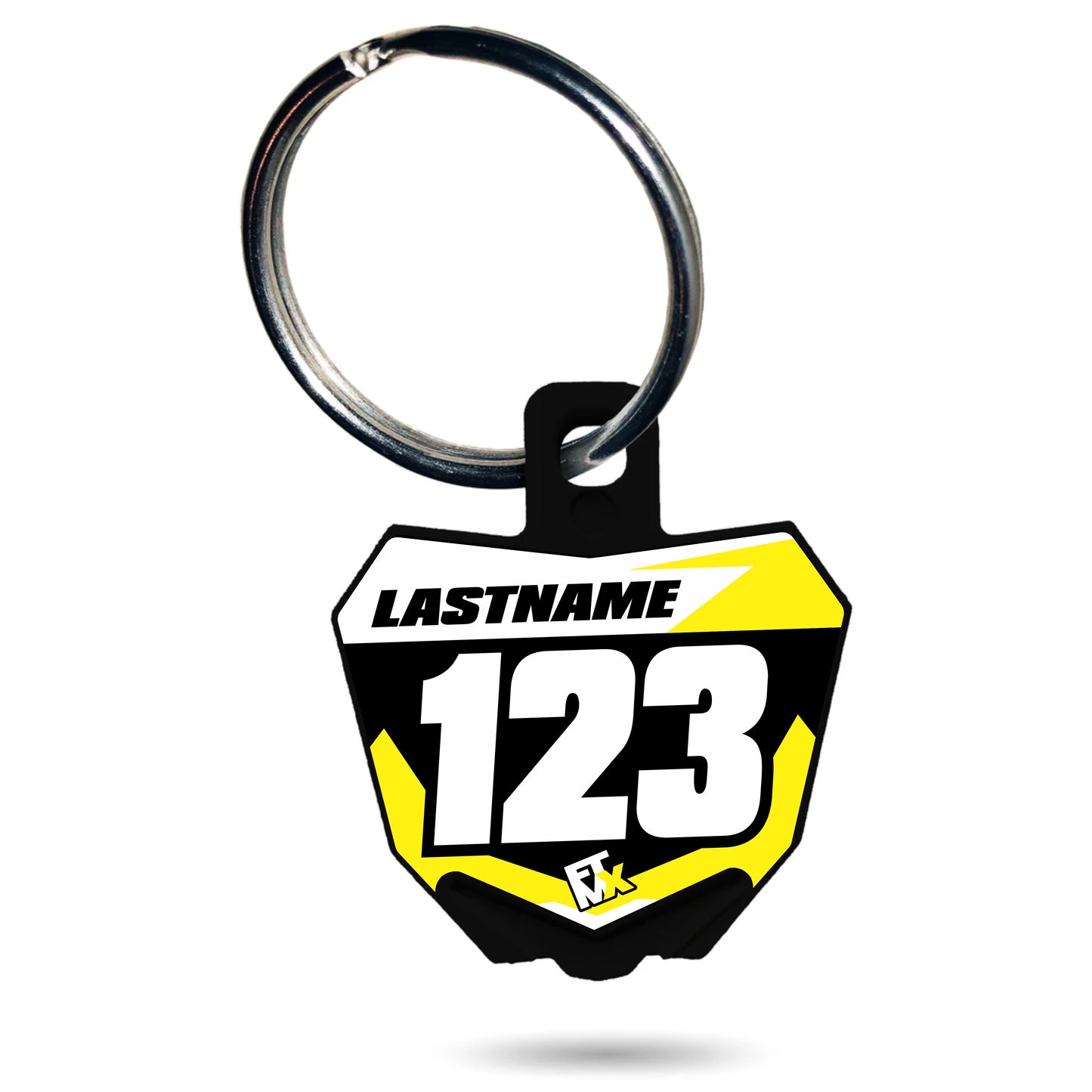 Suzuki Style Number Plate Keychain