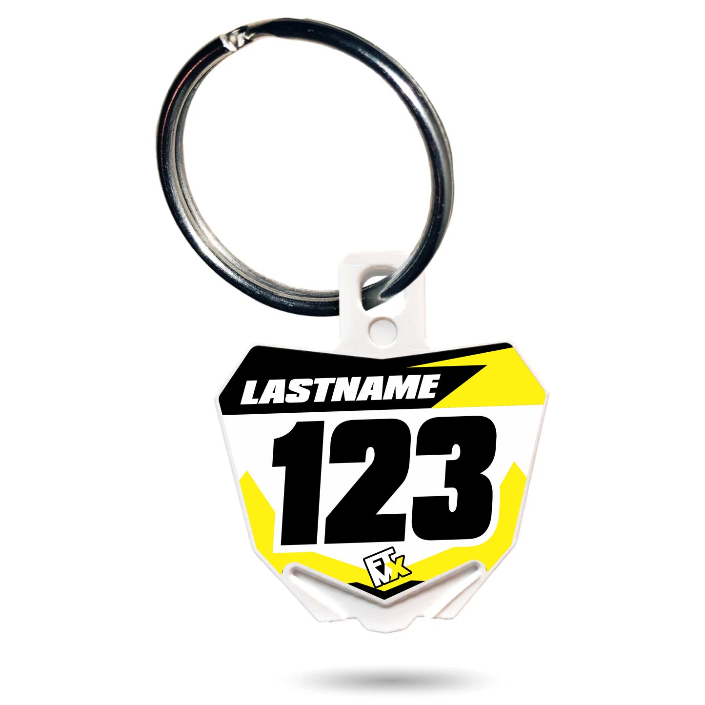 Suzuki Style Number Plate Keychain