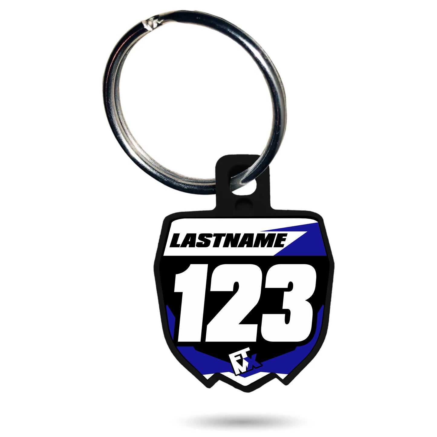 Yamaha Style Number Plate Keychain
