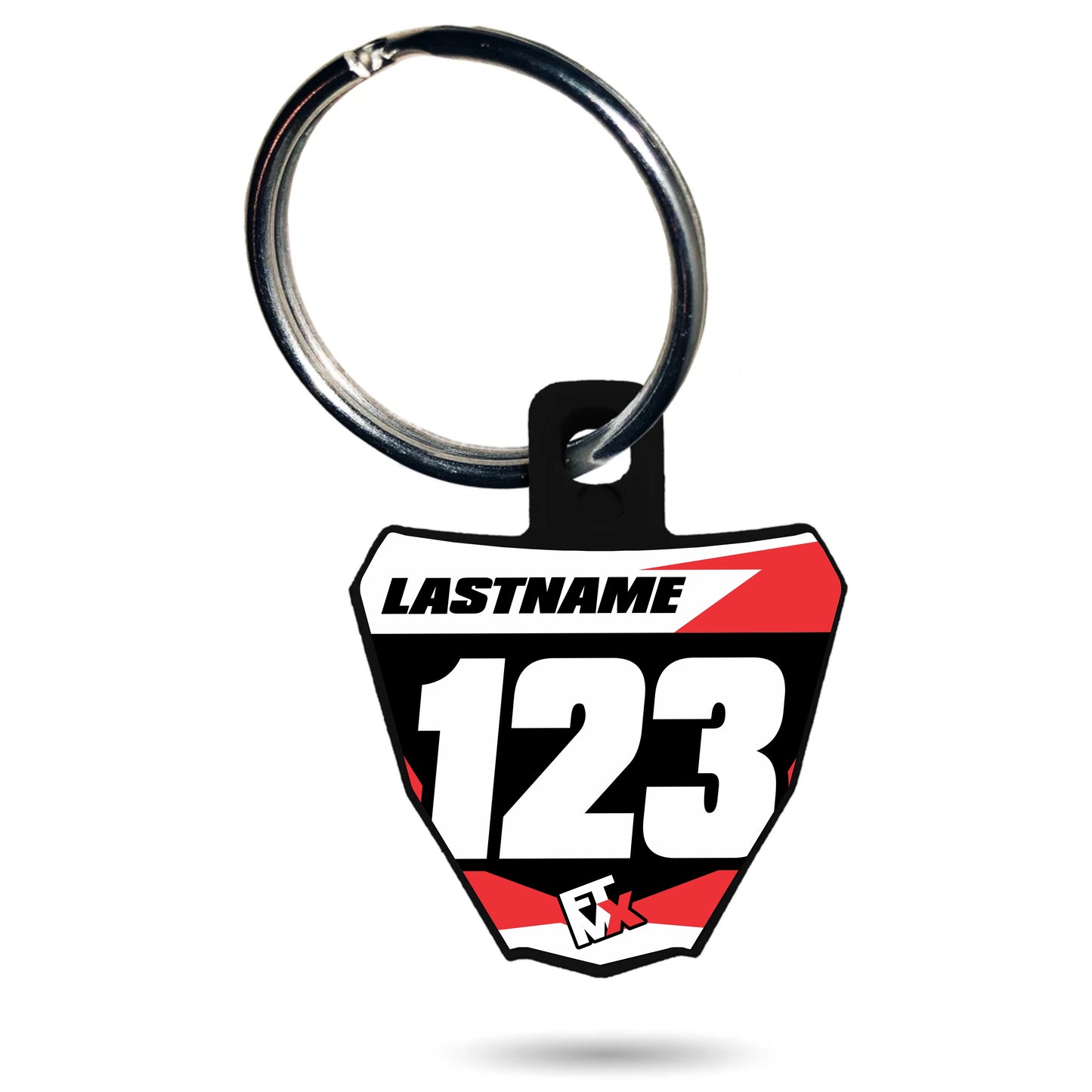 Honda Style Number Plate Keychain