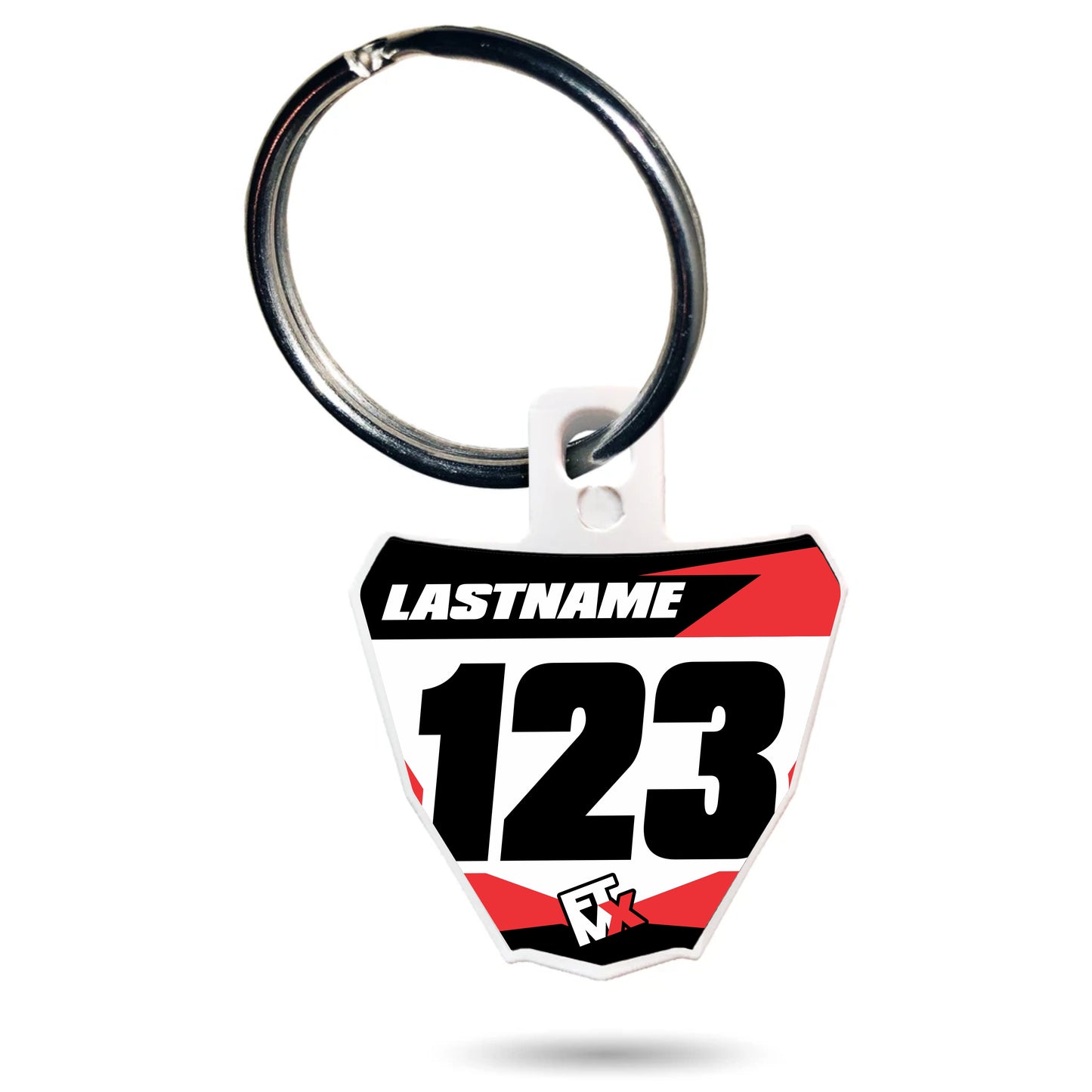 Honda Style Number Plate Keychain