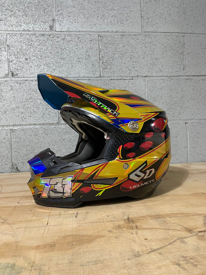 Custom painted mx helmets on sale