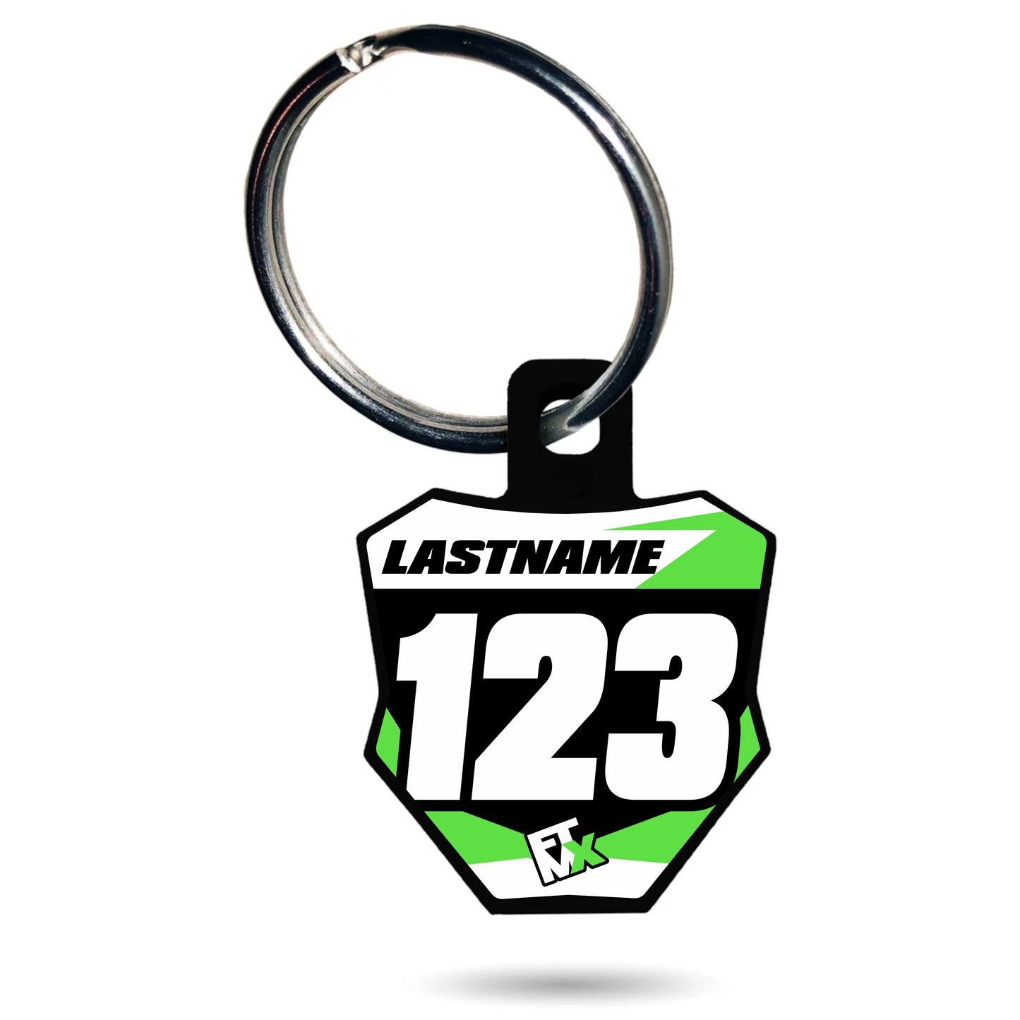 Kawasaki Style Number Plate Keychain
