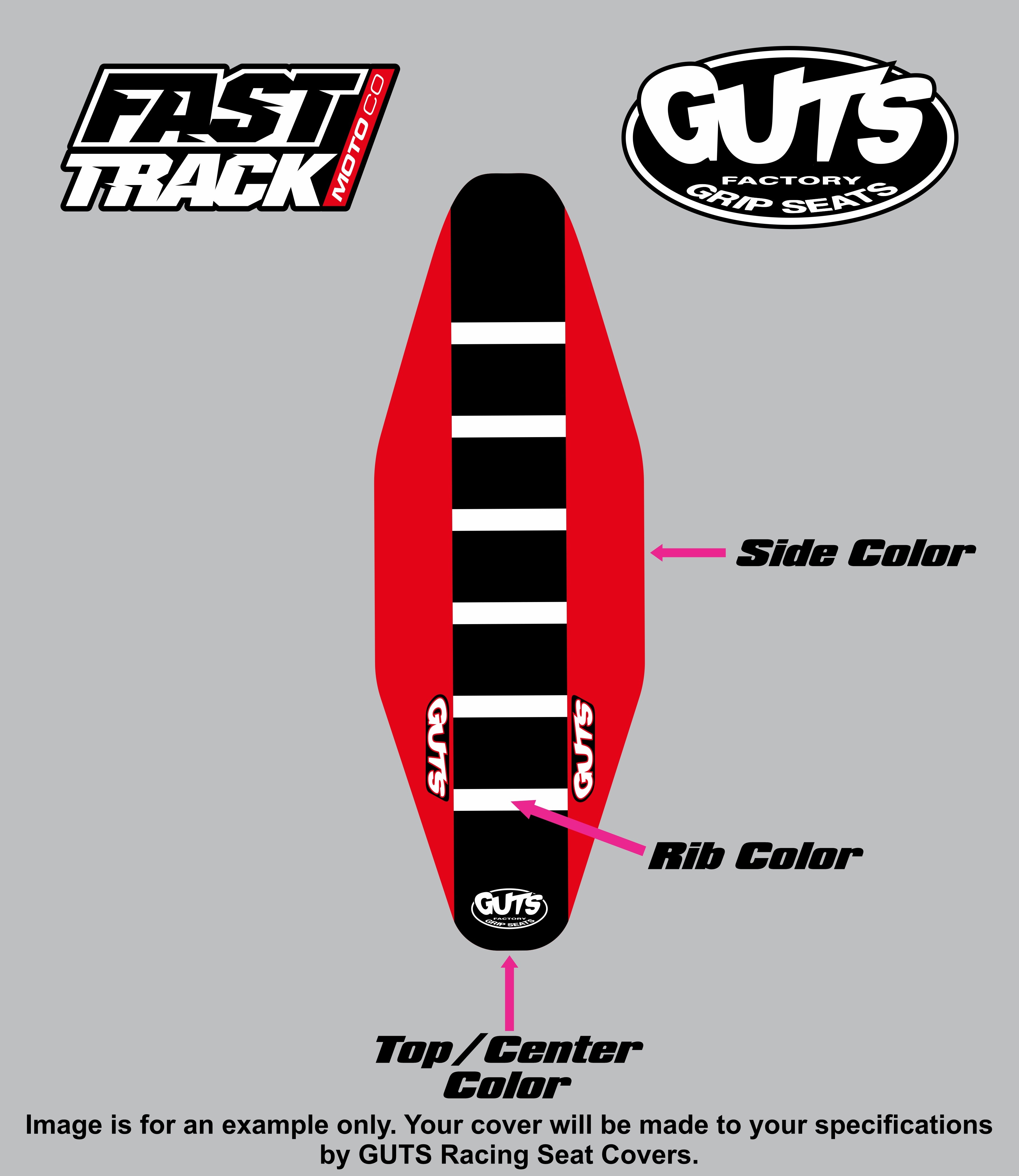Guts Racing Gripper Seat Cover (With Ribs) – Fast Track Moto Co.